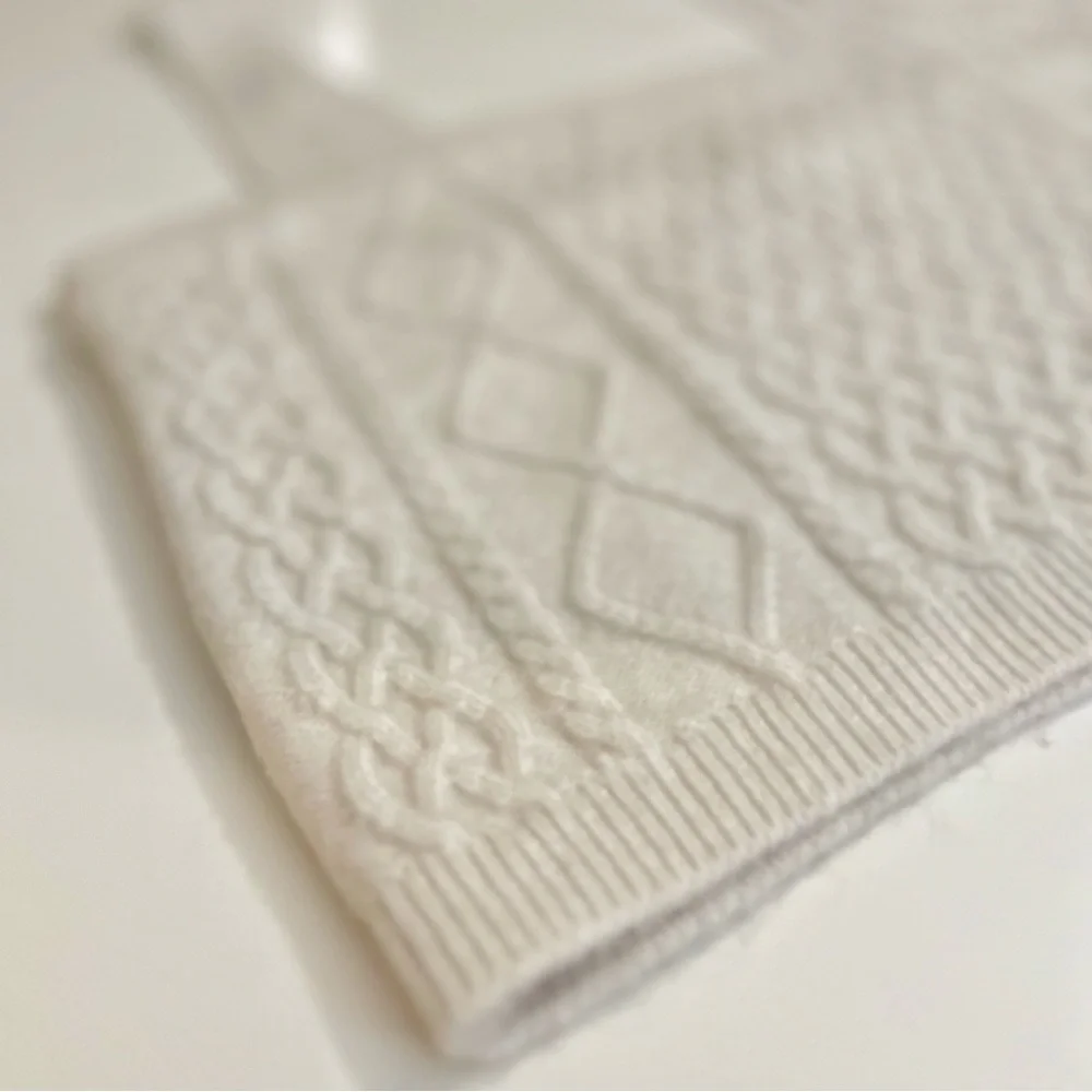 🗽H&M Beige Cable Knit Tank | Size :L - Picture 3 of 12